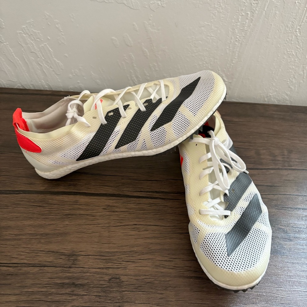 Adidas Adizero Avanti Spikes White FZ2480 Men's 6.5 Women’s 8.5 NO Spikes Incl